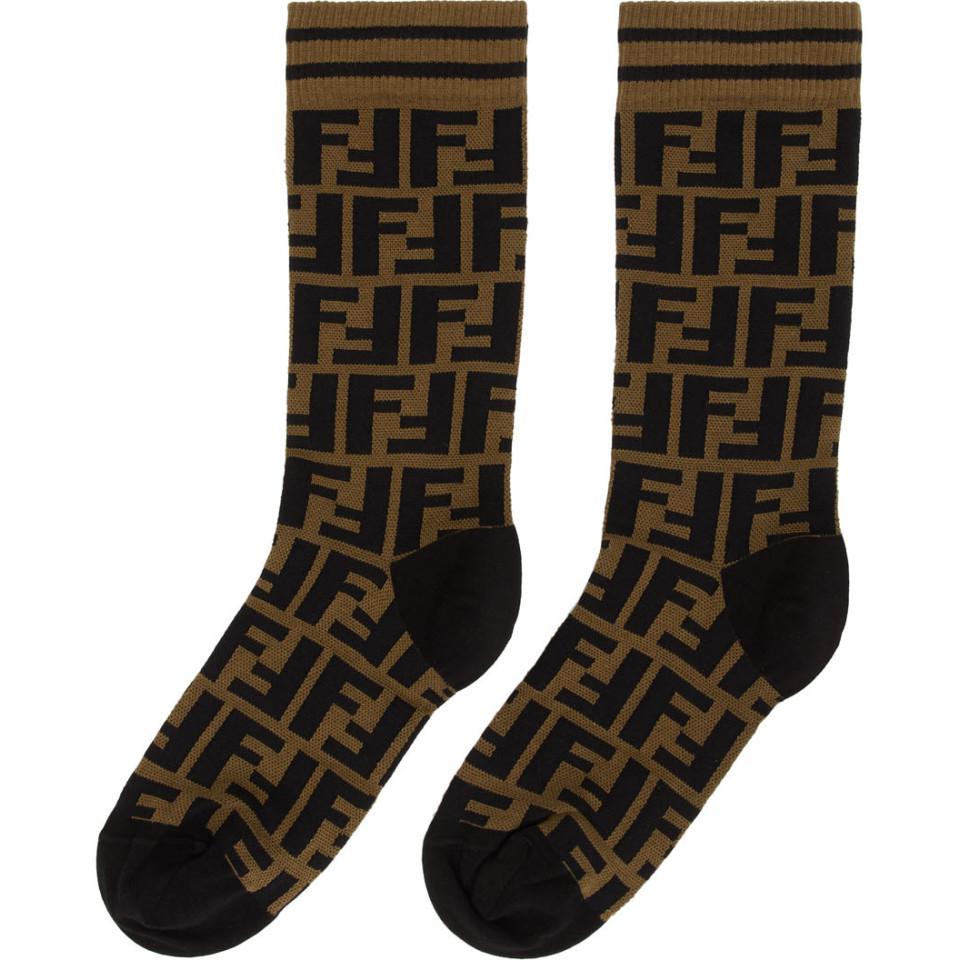 basket chaussette fendi
