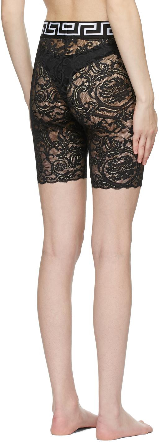 Versace Lace Greca Border Shorts in 
