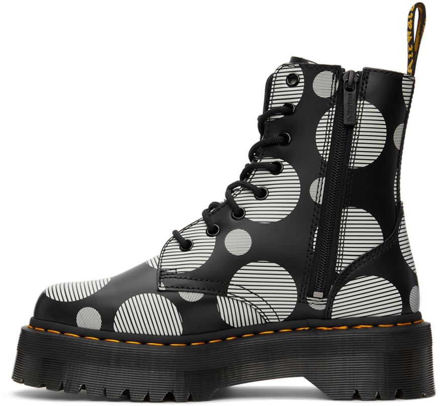 Dr. Martens Leather Polka Dot Jadon 