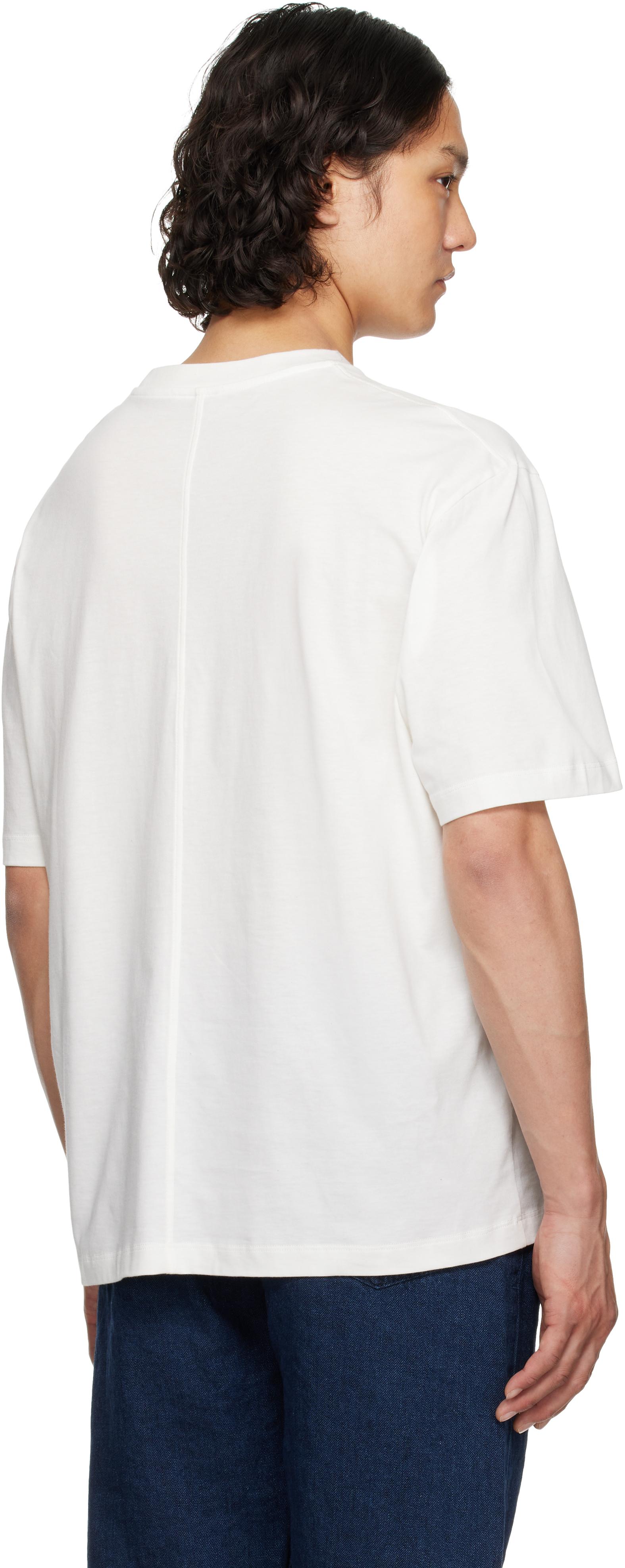 【関税込み】The Row ホワイト Dustin Tシャツ Dustin T-Shirt White in Cotton – The Row