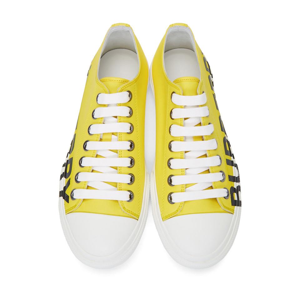 Yellow burberry shoes Clearance
