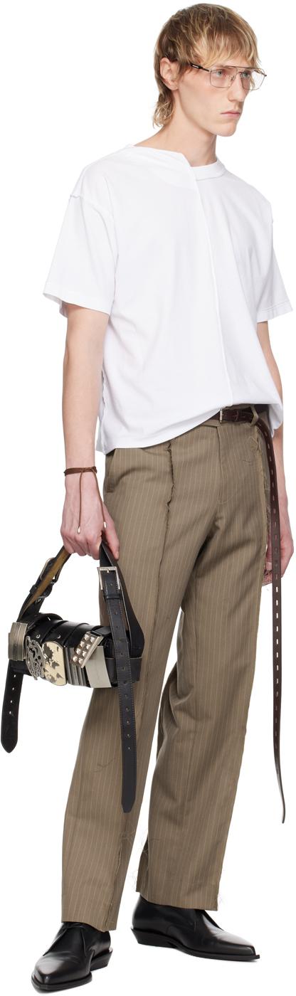 メンズ HODAKOVA Asymmetric Split Tシャツ ホワイト | Lyst
