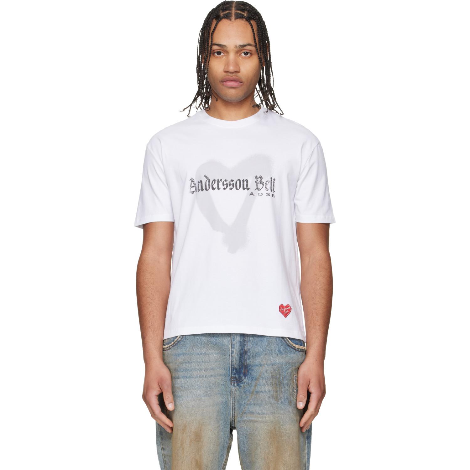 Andersson Bell DUST Tシャツ ホワイト Andersson Bell DUST Tシャツ ホワイト andersson-bell-white-dust-