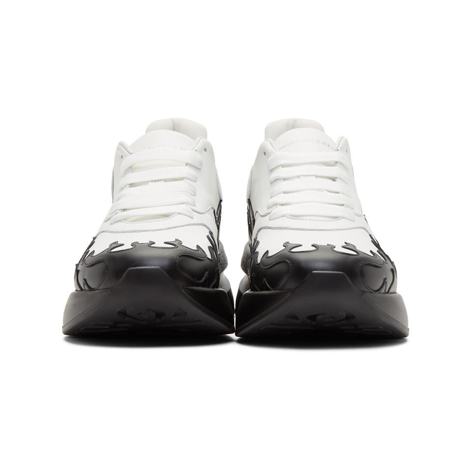 mcqueen flame sneakers