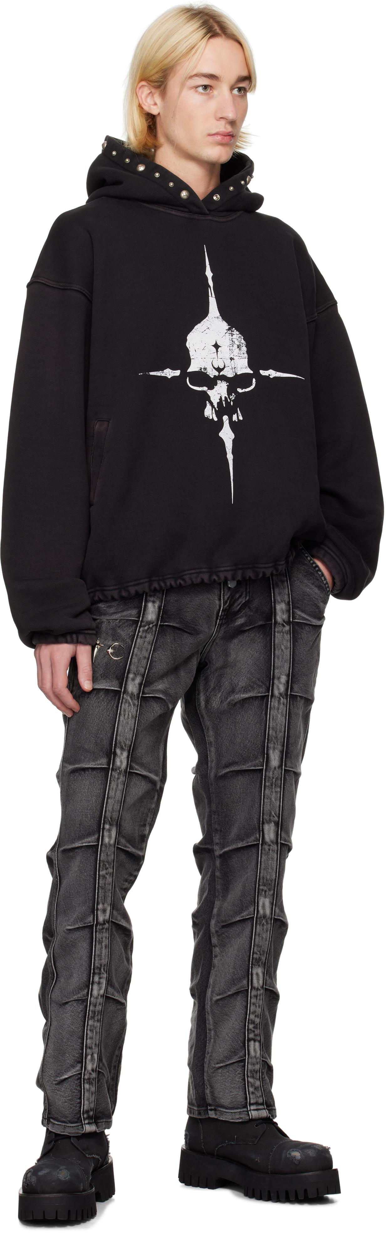 【Thug Club】Peace Stud Hoodie THUG CLUB Peace Stud Hoodie in Black for Men | Lyst Canada