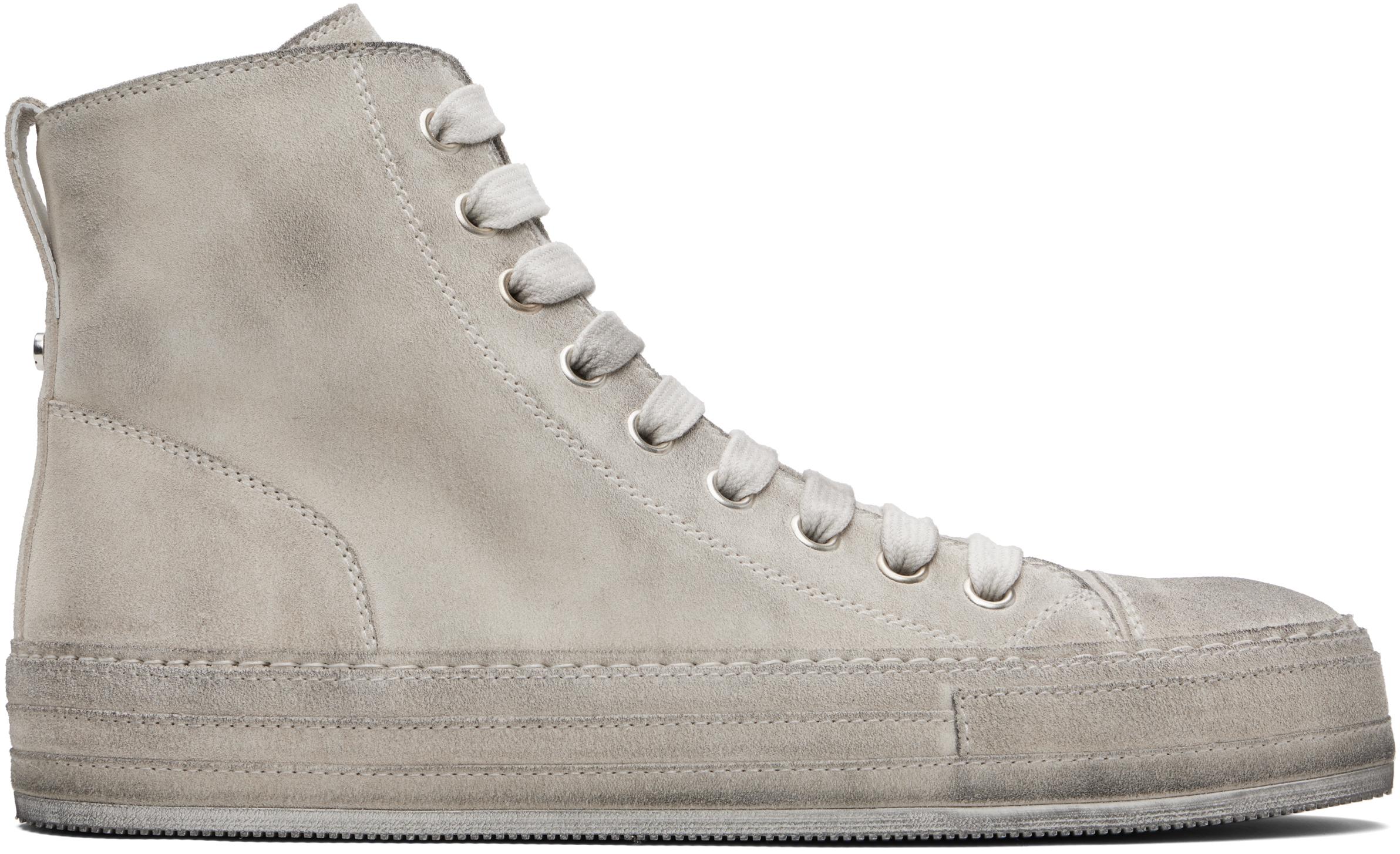 Myu　ANN DEMEULEMEESTER レザー ハイカットスニーカー Myu様専用 ANN DEMEULEMEESTER レザー ハイカットスニーカー