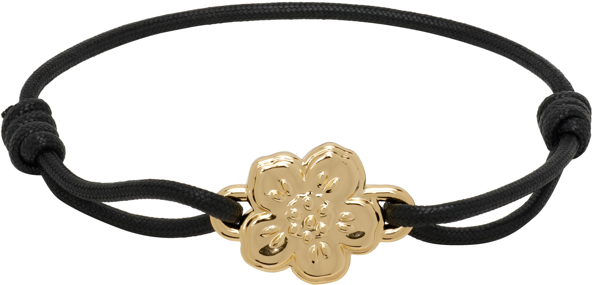 KENZO Paris Boke Flower Bracelet in Black for Men | Lyst UK