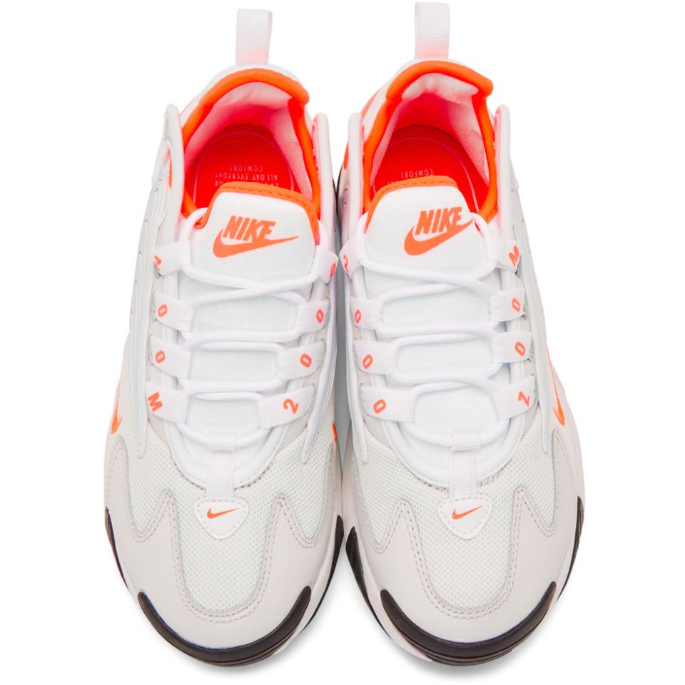 Baskets blanc casse et orange Zoom 2K Nike en coloris Blanc | Lyst