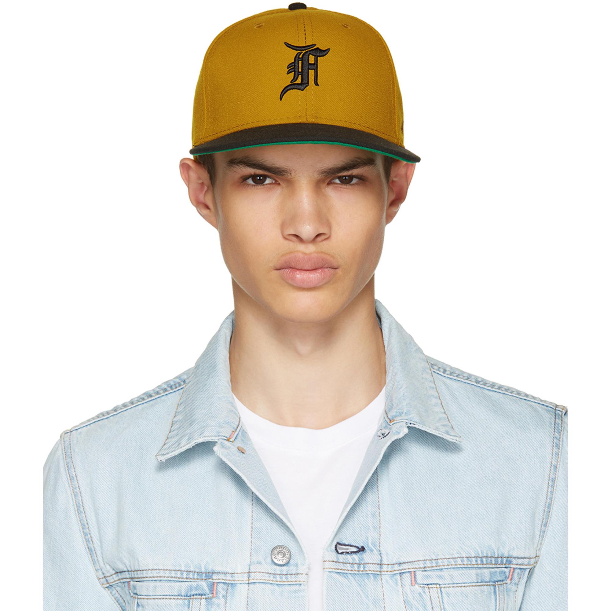 new era fear of god fitted cap