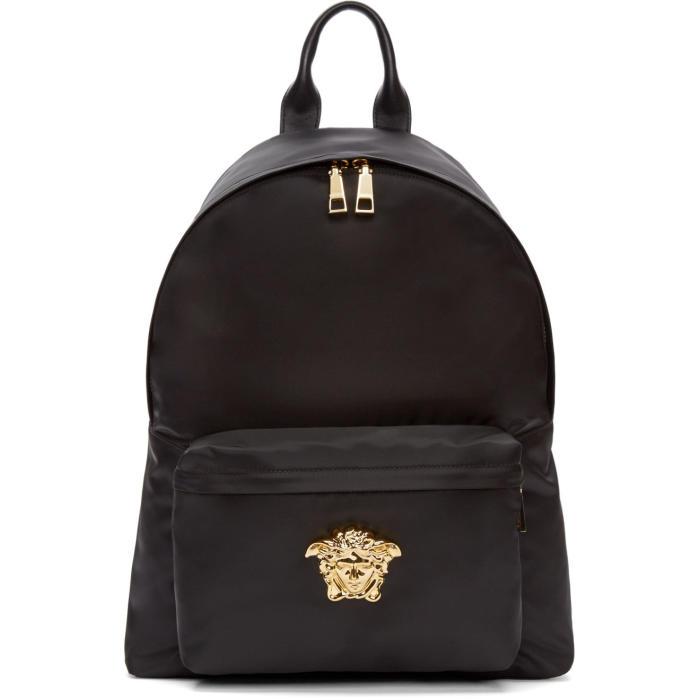 versace gold backpack