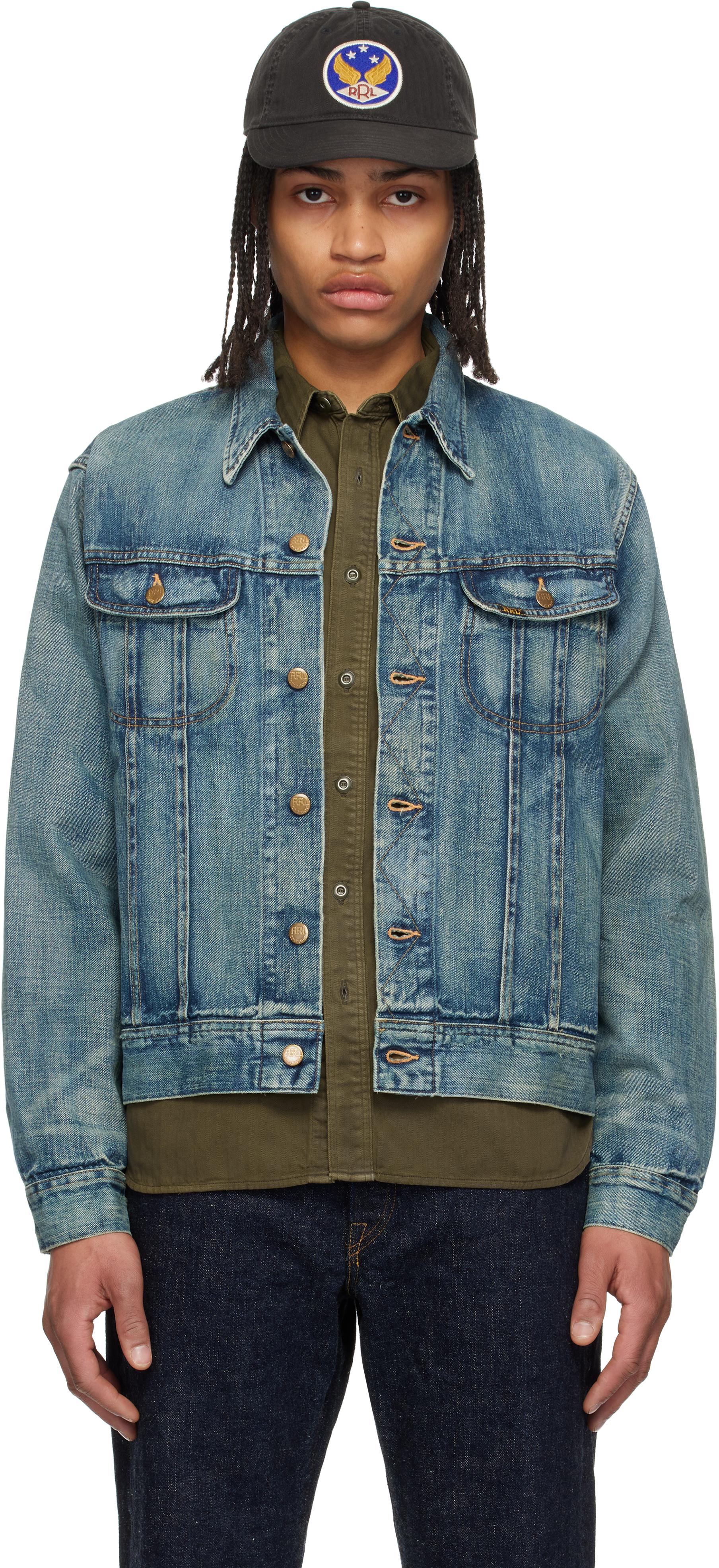 RRL Lot 271 Denim Jacket in Blue for Men | Lyst Canada