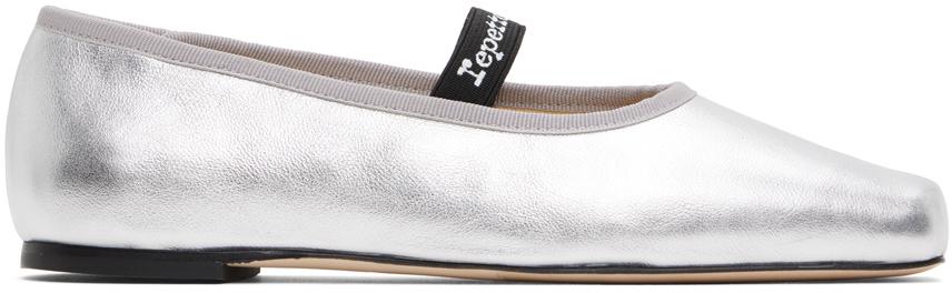 Repetto レディース ブラック シルバー Lisbeth バレエシューズ Repetto レディース ブラック シルバー Lisbeth バレエシューズ