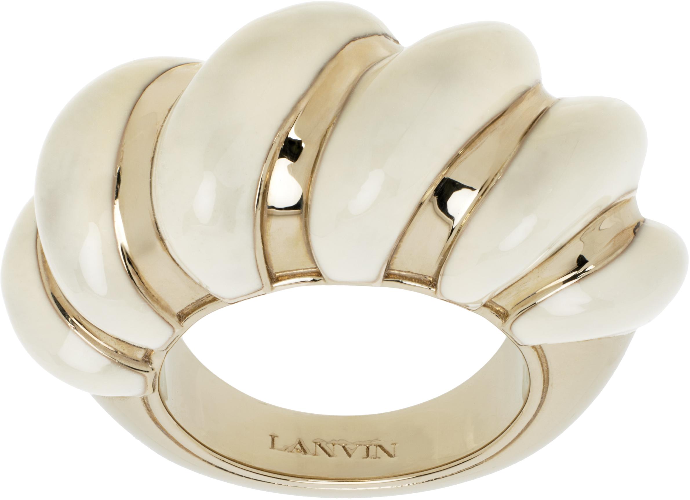 【関税込み】Lanvin ゴールド Melodie ラインストーン リング Lanvin ラインストーン メロディ リング (すべての新品) IFCHIC.COM