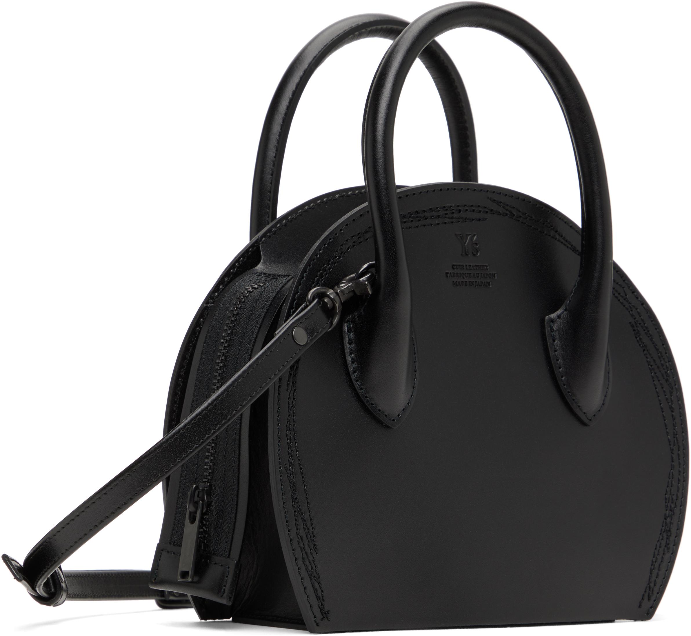 【ヨウジヤマモト】SEMI-GLOSS LEATHER CHOPPED SQUARE MINI BAG SEMI-GLOSS LEATHER CHOPPED SQUARE MINI BAG – THE SHOP YOHJI