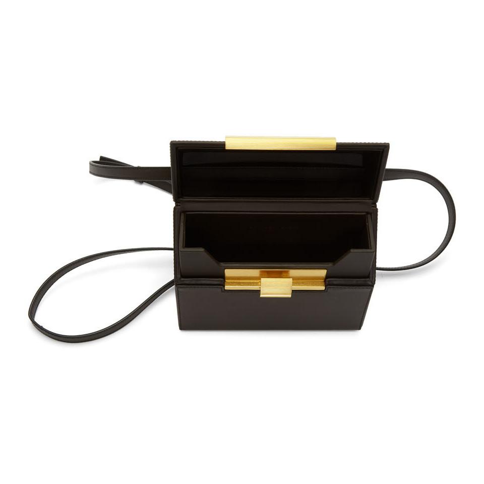 Bottega Veneta Brown Daisy Cigarette Box Clutch Bag | Lyst