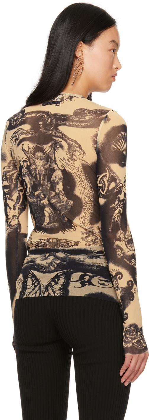 Gaultier Jeans グラフィック長袖トップス Gaultier Jeans グラフィック長袖トップス