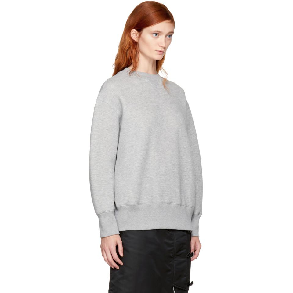 sacai sponge sweatshirt