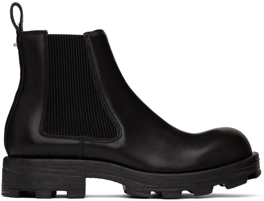 DIESEL Black D-hammer Lch Chelsea Boots for Men | Lyst
