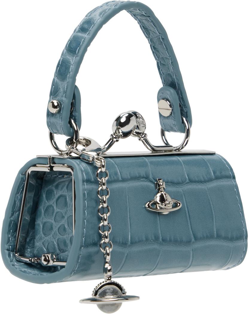 VIVIENNE WESTWOOD Doll Bag コインポーチ Vivienne Westwood Blue Crocodile Doll Coin Pouch | Lyst UK