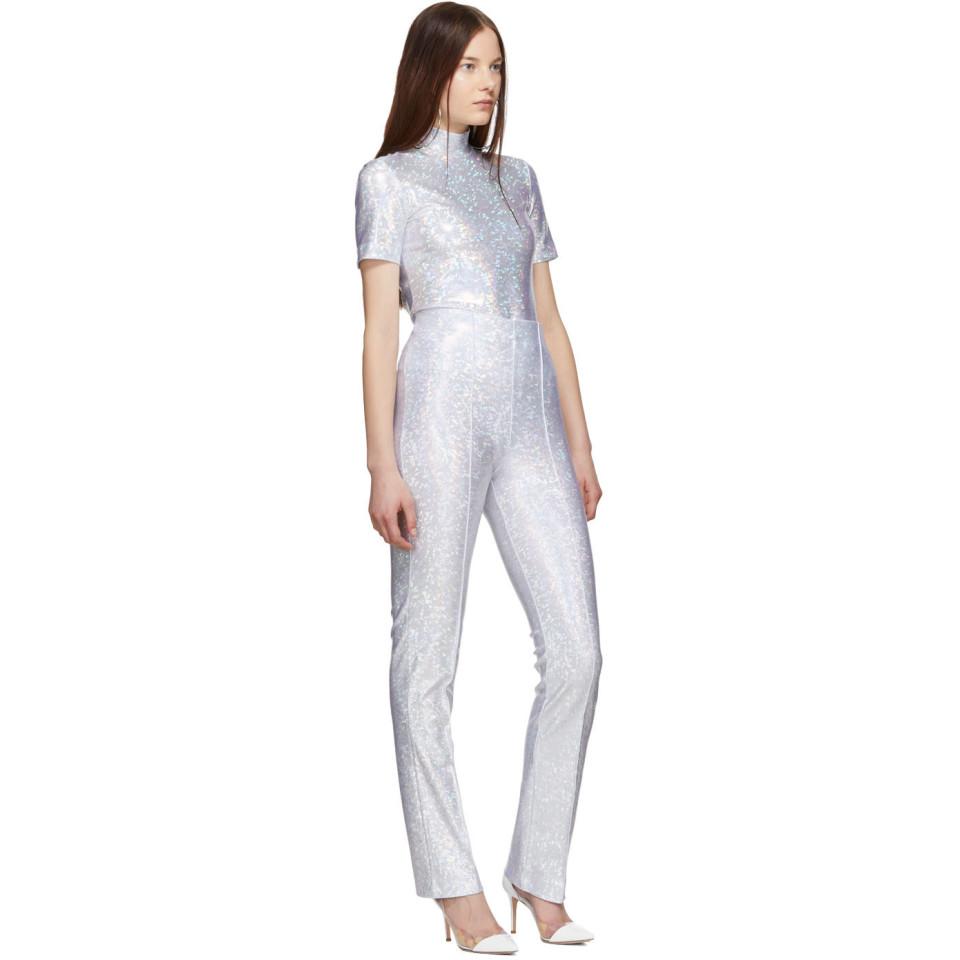 samtale Bug Blueprint Saks Potts Silver Lissi Shimmer Trousers in Metallic | Lyst