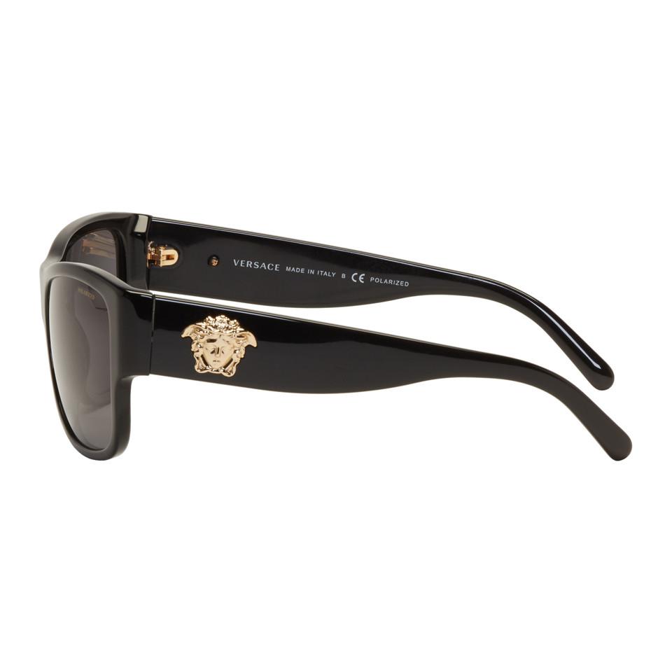 Versace Black Medusa Sunglasses for Men | Lyst