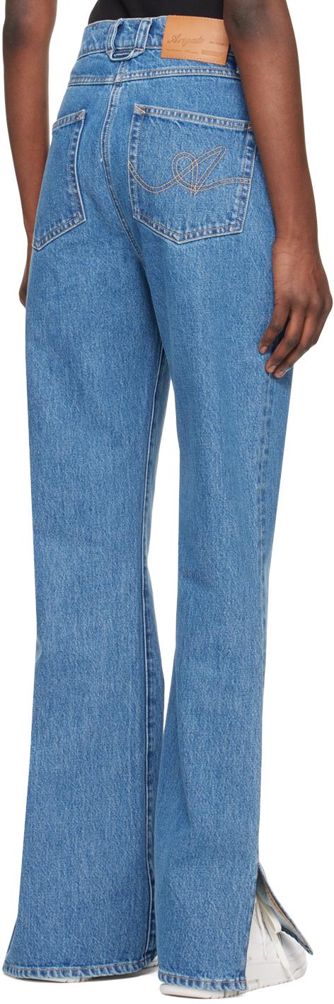 【関税込み】Axel Arigato ブルー Clara ワイドレッグジーンズ AXEL ARIGATO - Clara Wide-Leg Jeans