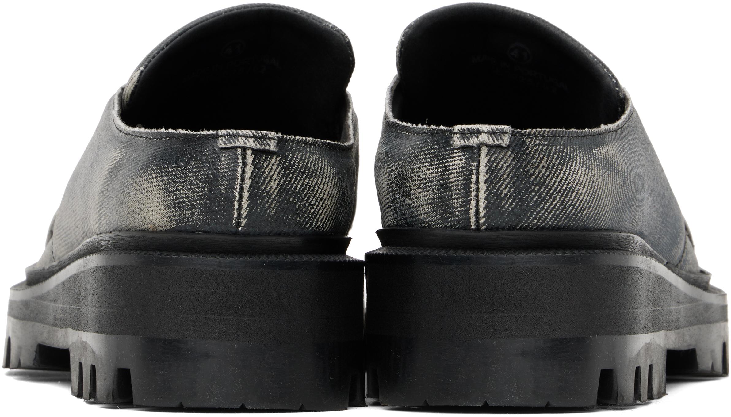【関税込み】GmbH ブラック Bassim クロスオーバー スリッポン GmbH Bassim Crossover Slip-On Loafers in Black for Men | Lyst