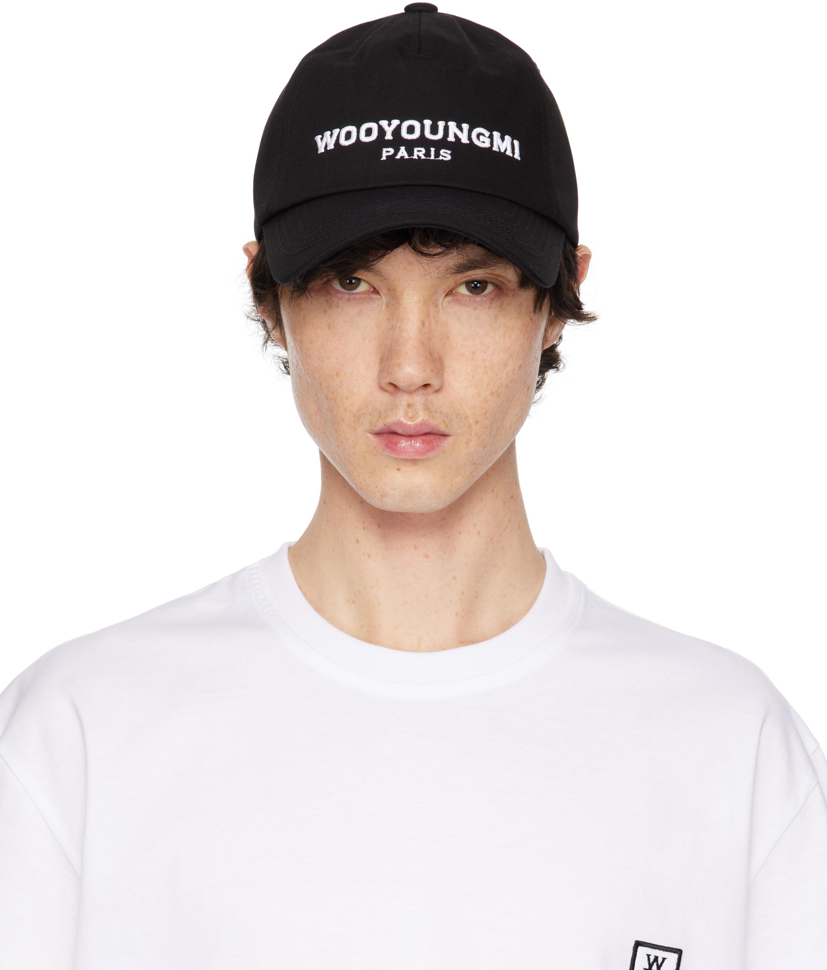WOOYOUNGMI PARIS　ロゴボールキャップ アイボリー 白 ホワイト WOOYOUNGMI PARISロゴボールキャップ アイボリー 白 ホワイト