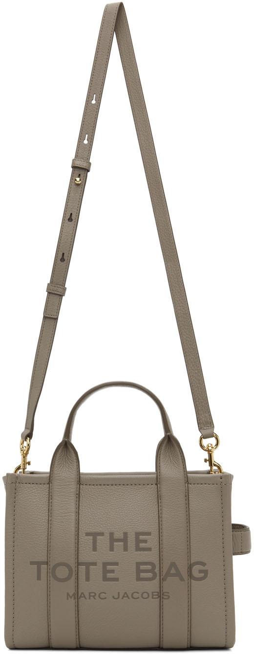 Marc Jacobs Taupe 'The Leather Mini Tote Bag' Tote