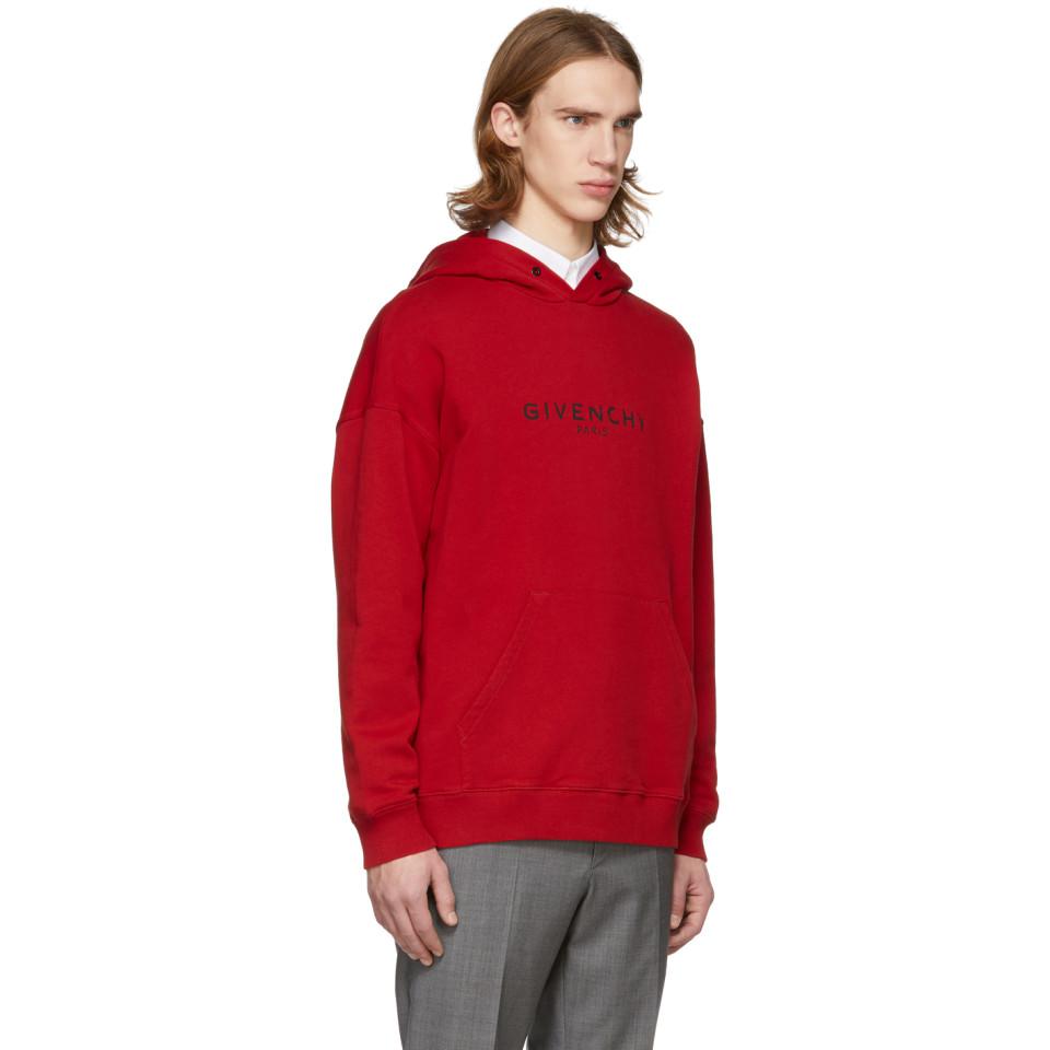 givenchy red sweatshirt