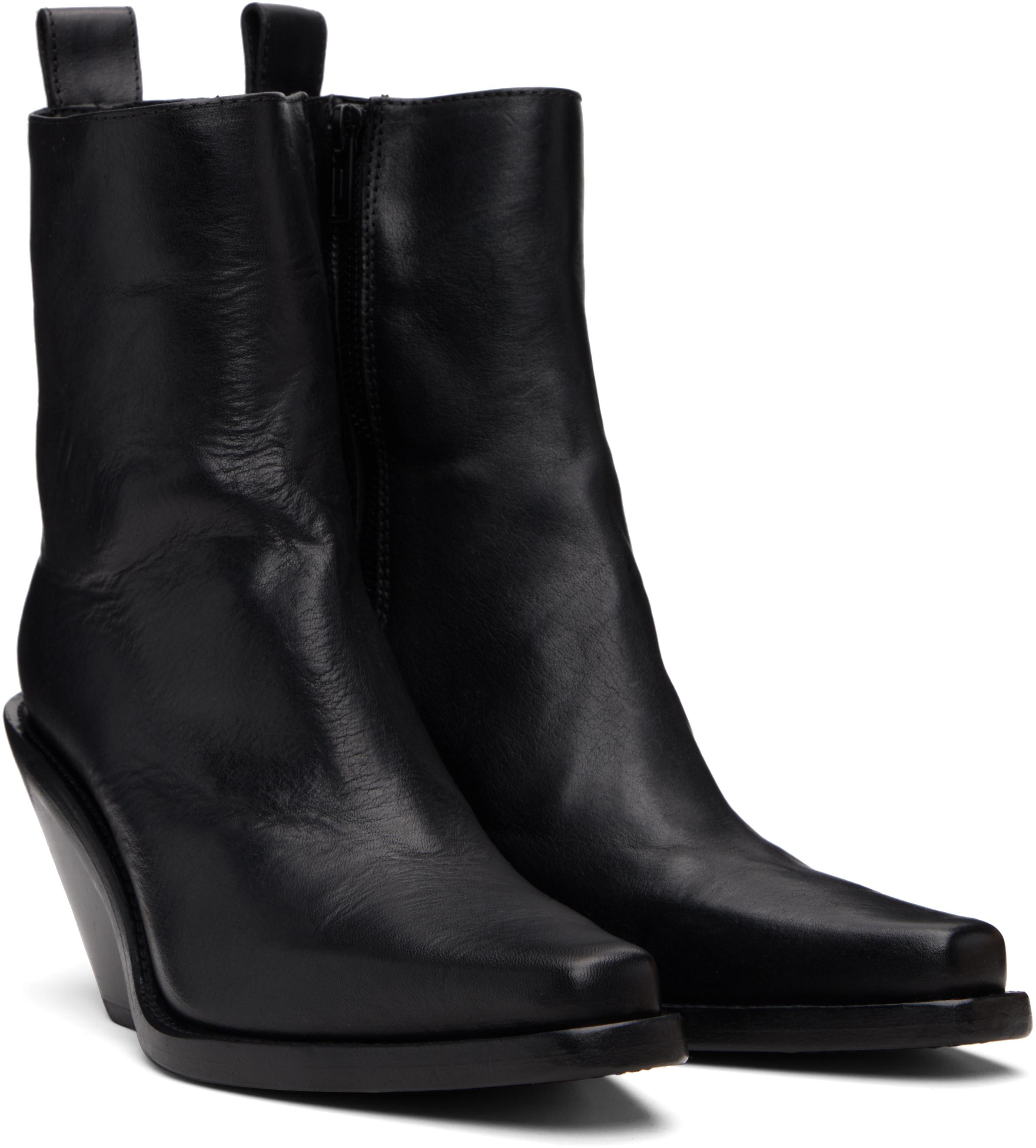 靴 Ann Demeulemeester Lisa Ankle Boots ANN DEMEULEMEESTER Lisa leather ankle boots | NET-A-PORTER