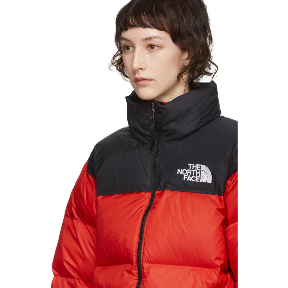 The North Face Synthetic Red Down 1996 Retro Nuptse Jacket Lyst The North Face Synthetic Red Down 1996 Retro Nuptse Jacket Lyst