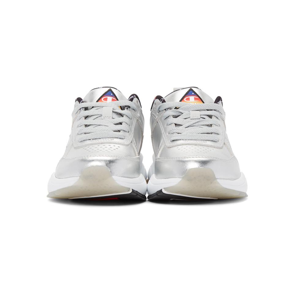 champion silver sneakers