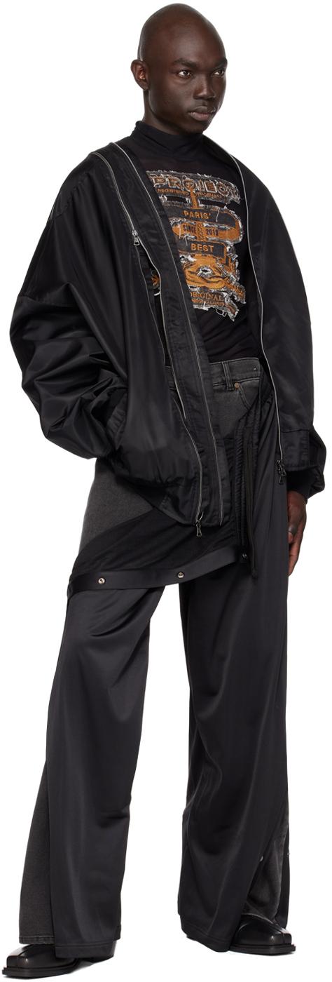 ジャケット・アウター Y/PROJECT double zip bomber jacket y-project-BLACK-Double-Zip-