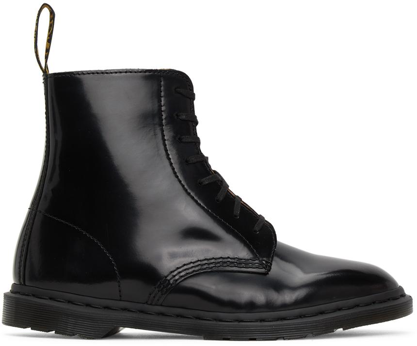 Dr. Martens Winchester Ii Polished Smooth Leather Lace Up Boots in Black  for Men - Lyst