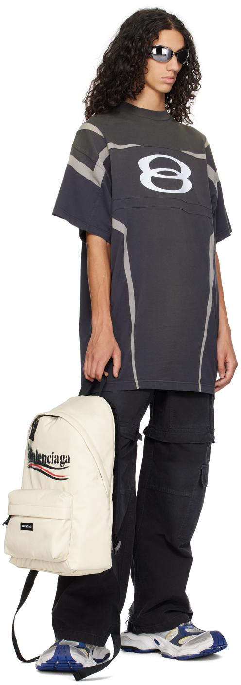 Balenciaga Unity Sports Icon Biker T-Shirt in Black for Men