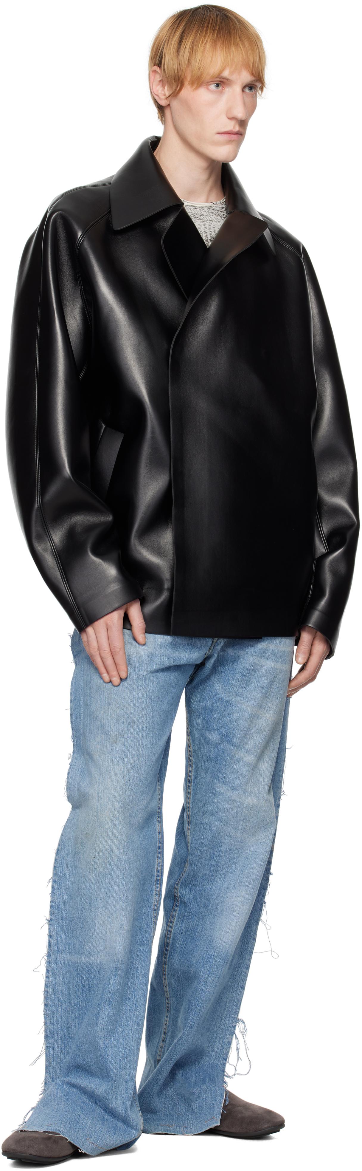 DIESEL J-Markus Faux-Leather Jacket in Black for Men | Lyst