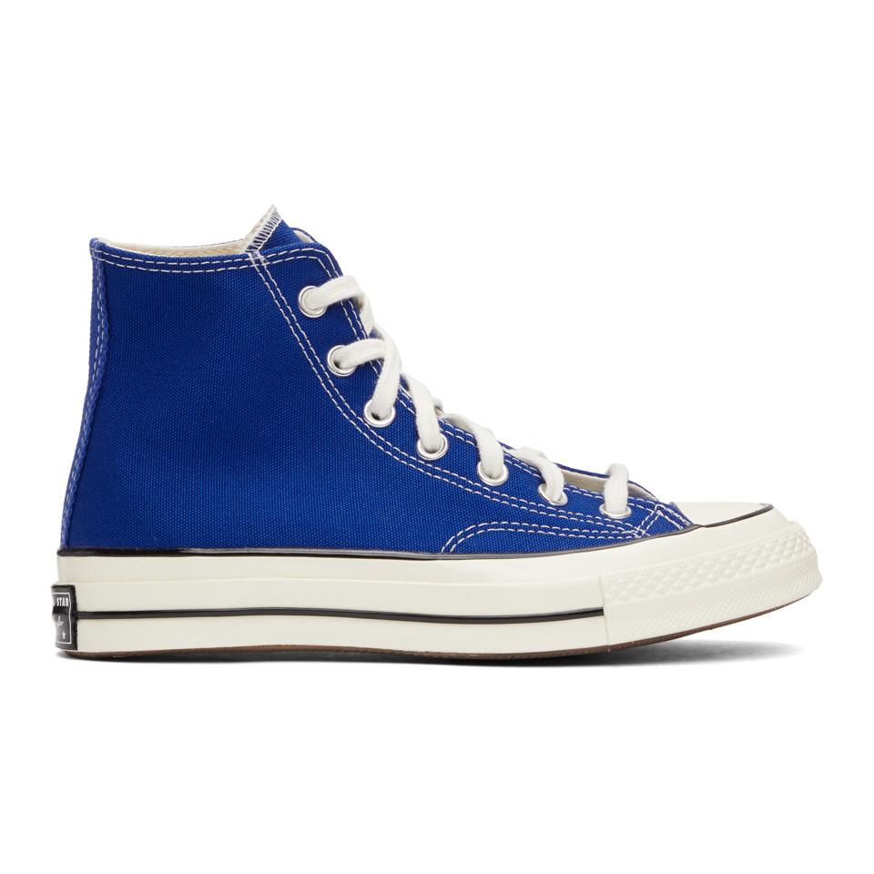 Converse Blue Seasonal Color Chuck 70 High Sneakers for Men | Lyst