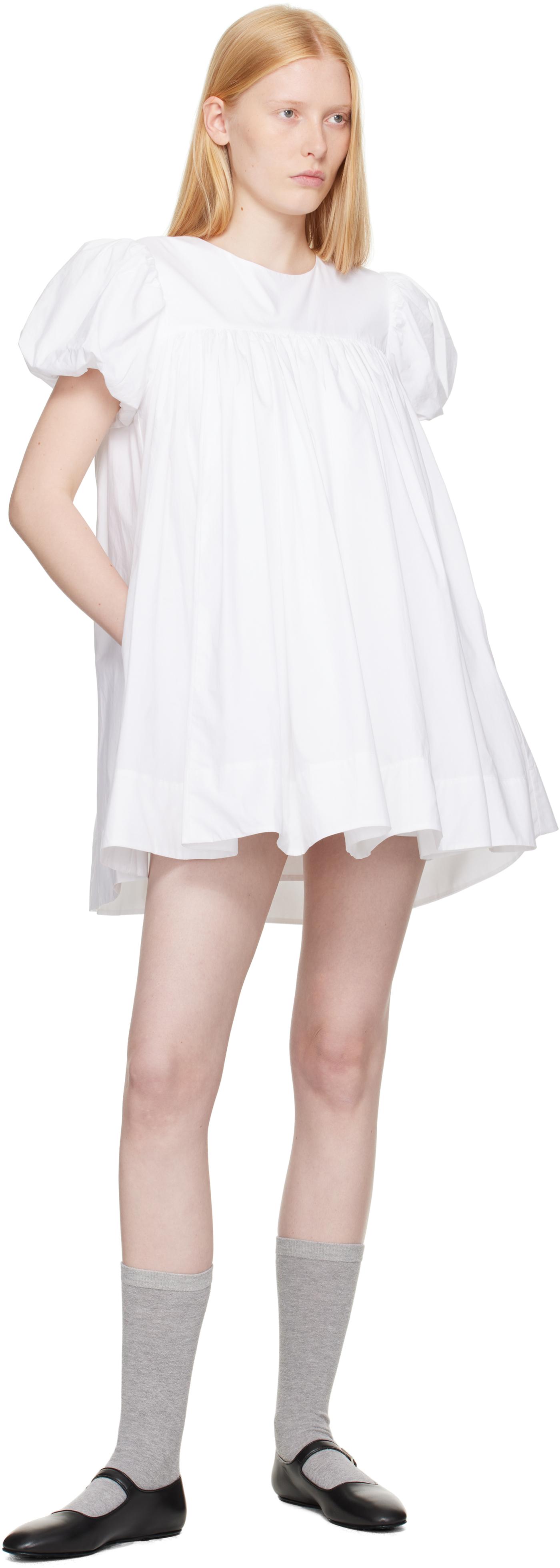 【関税込み】Sandy Liang ネイビー Millie ミニワンピース sandy-liang-White-Miyo.jpeg