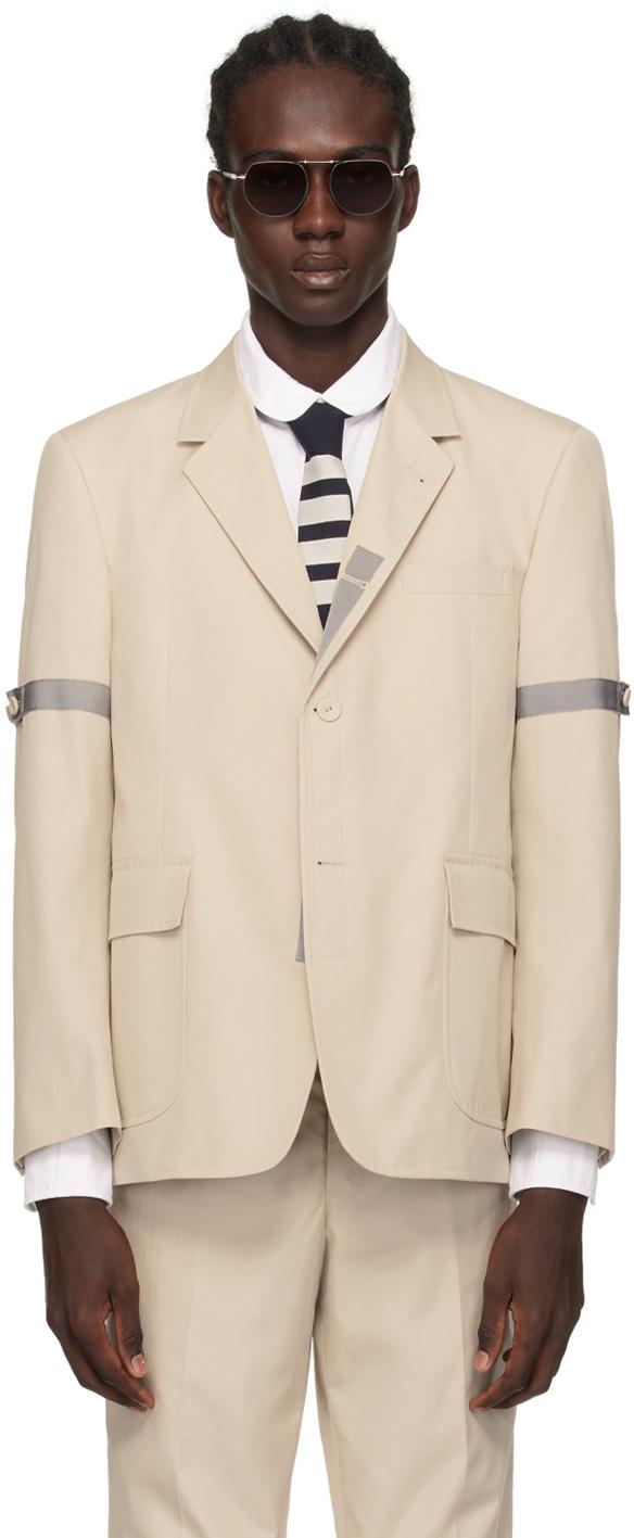 Thom Browne メンズ ナチュラル Thom E ボタン テーラードジャケット 