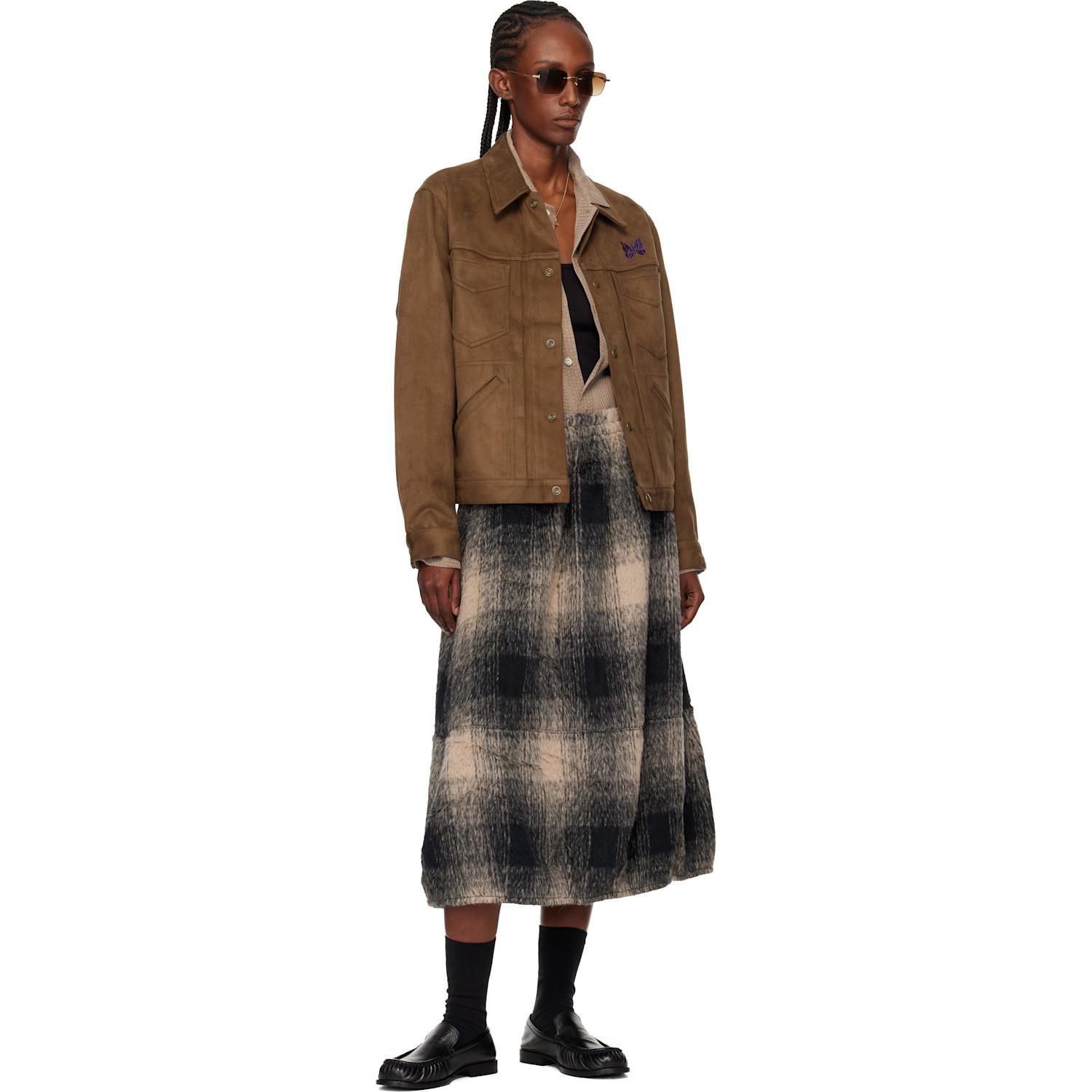 Needles Penny Jean Jacket in Brown | Lyst