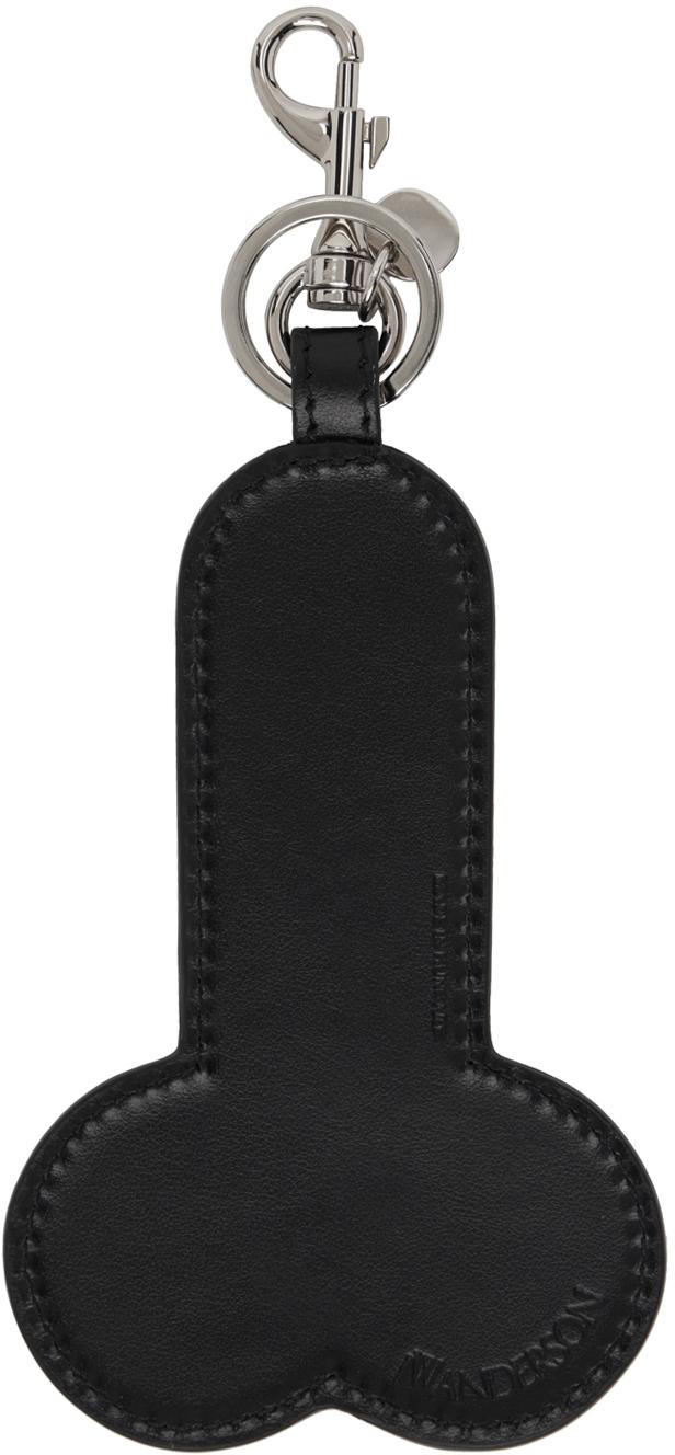 JW Anderson Crystal Penis Keychain in Black for Men | Lyst UK