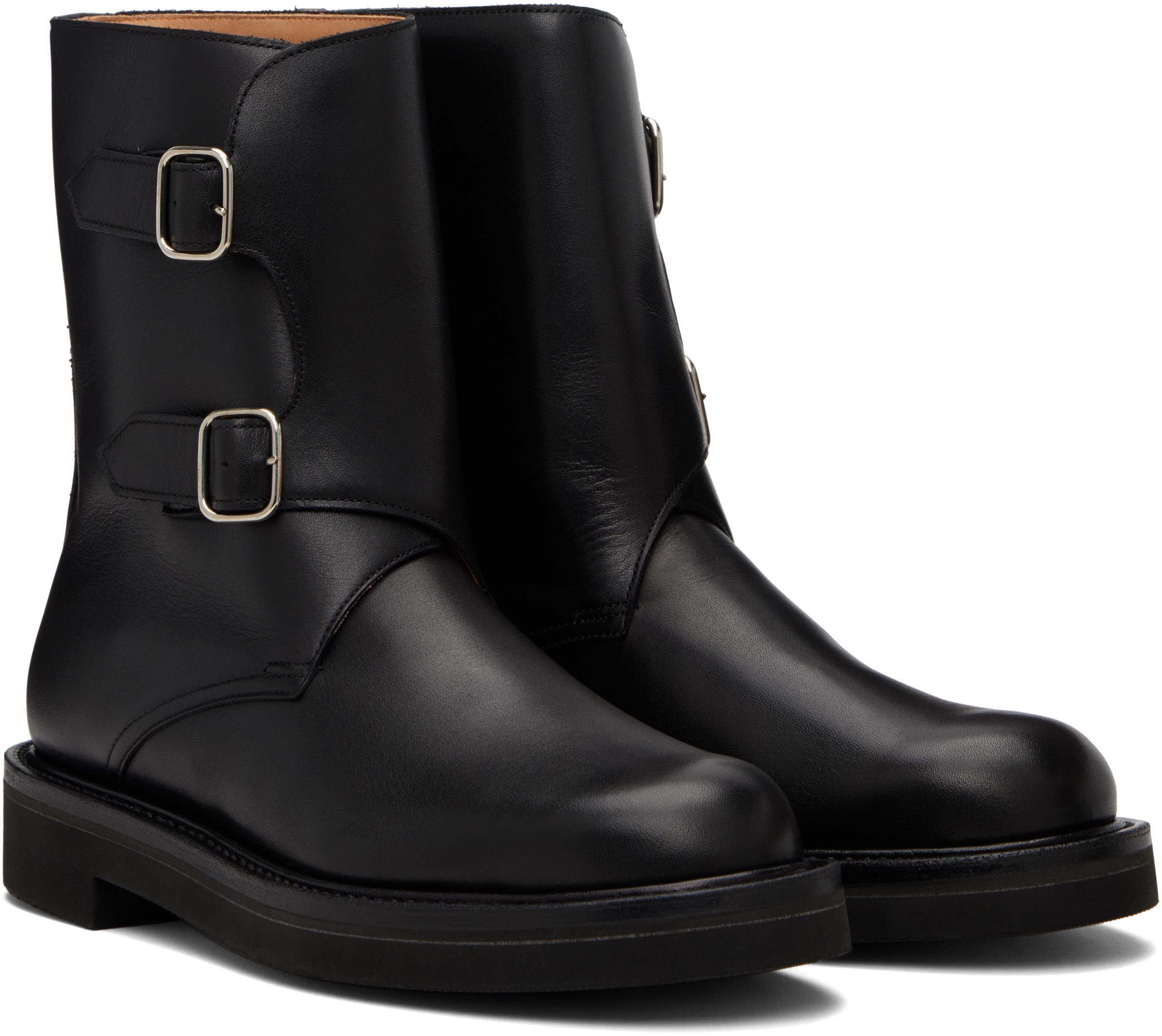 靴 AURALEE LEATHER BOOTS 24cm AURALEE Leather Work Boots in Black | Lyst