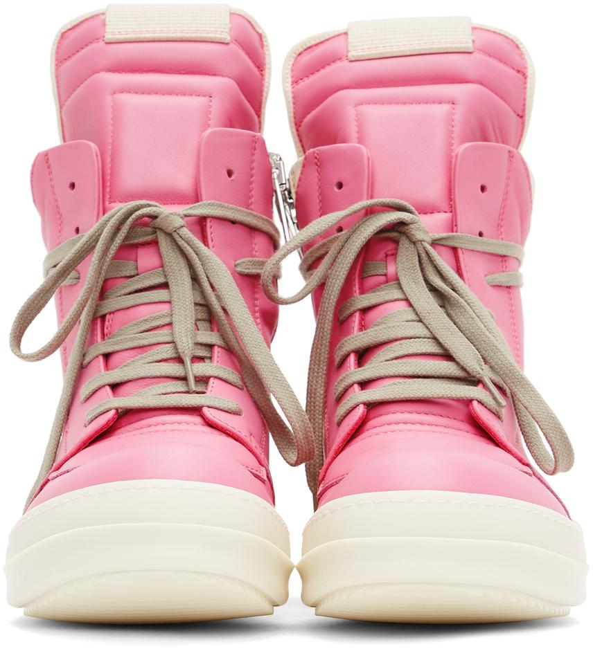 靴 Rick owens geobasket pink Rick Owens Geobasket Pink Mens Rick Owens