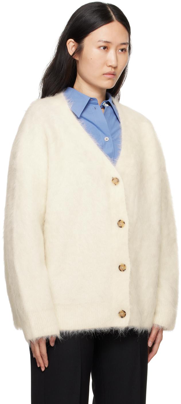 TOTEME Ssense Exclusive Off- Biella Cardigan in White Lyst