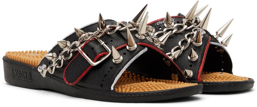 靴 doublet 24AW PUNK MASSAGE SANDAL Doublet Punk Massage Sandals in Black for Men | Lyst