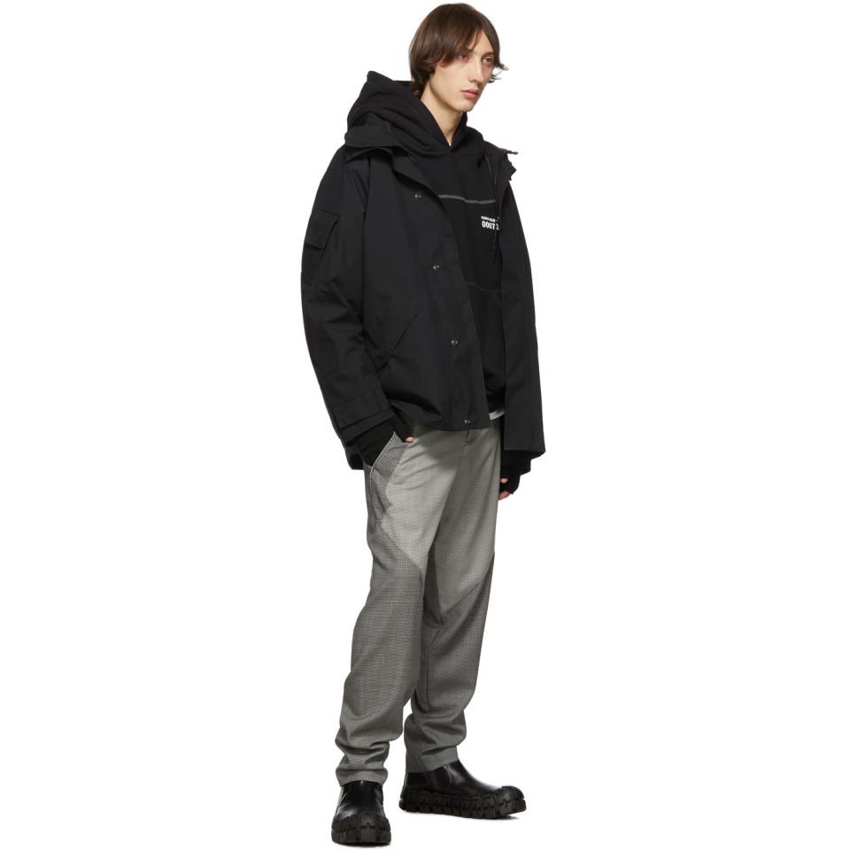 Kiko Kostadinov Black Midnight Stripes Hoodie for Men Lyst