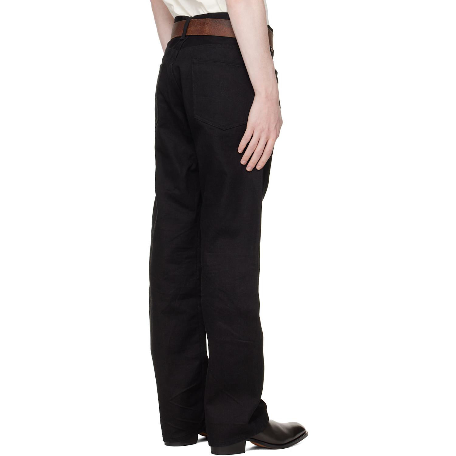 RRL Vintage 5-Pocket Selvedge Jeans in Black for Men | Lyst