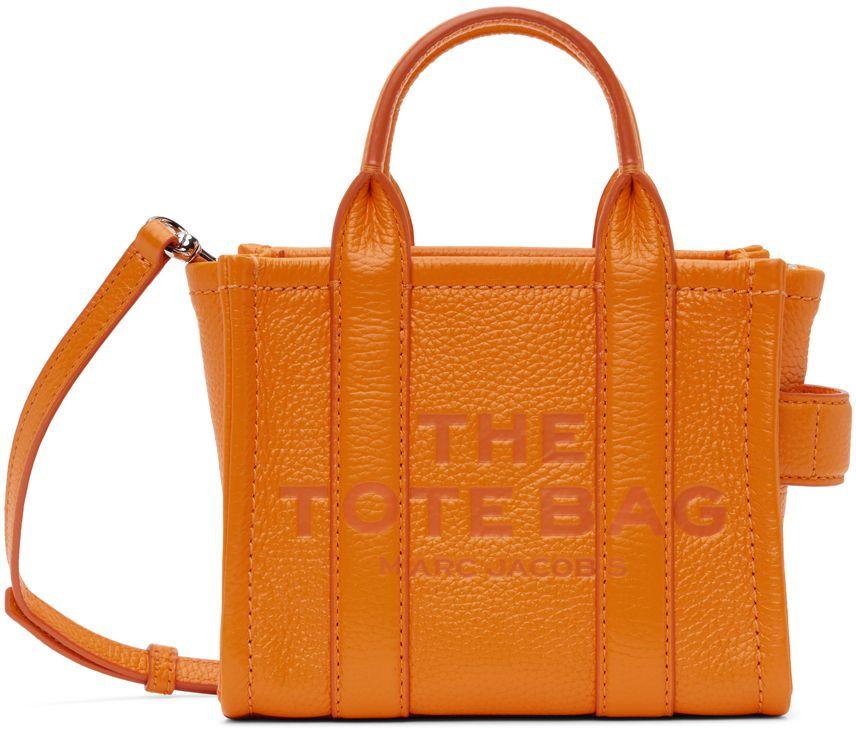Marc Jacobs Orange Micro 'the Tote Bag' Tote | Lyst