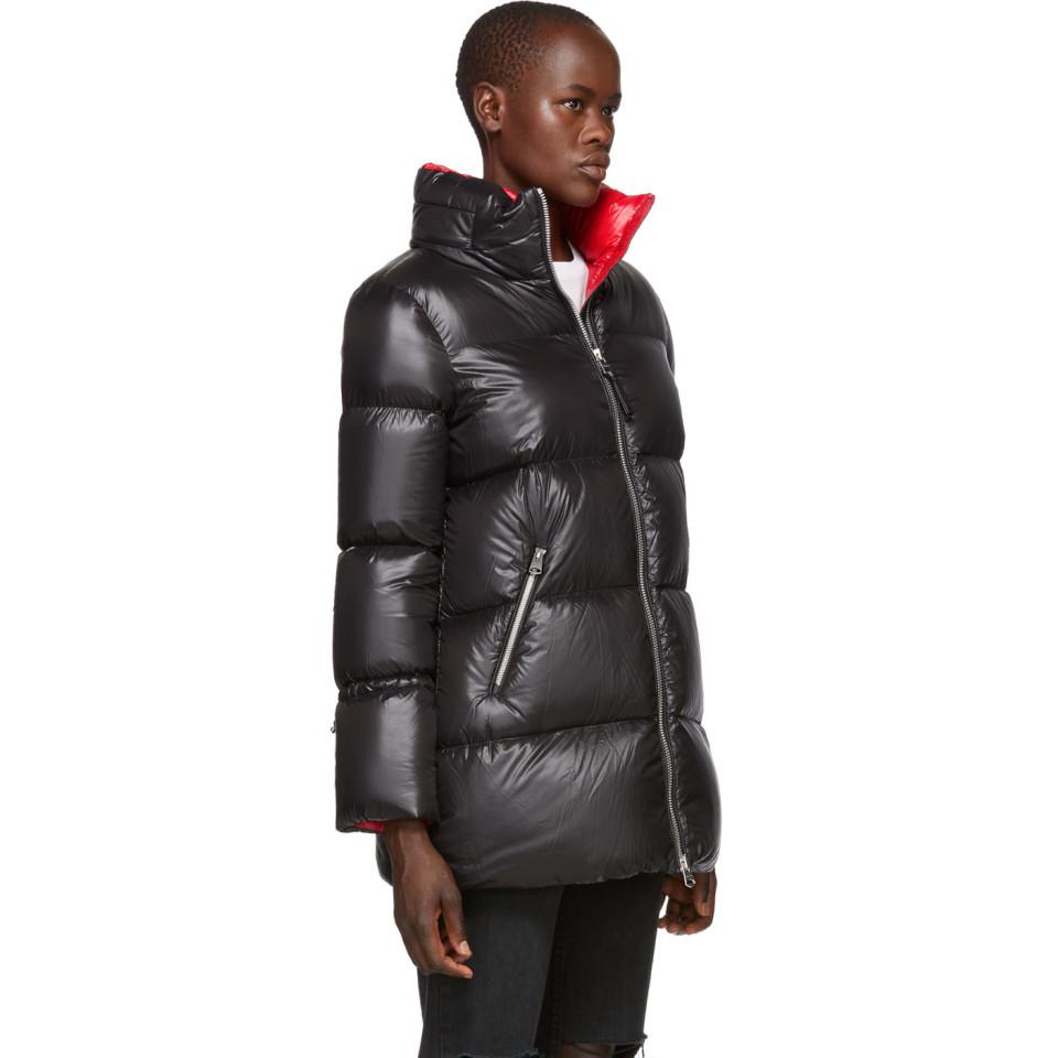 aiko longline down puffer jacket